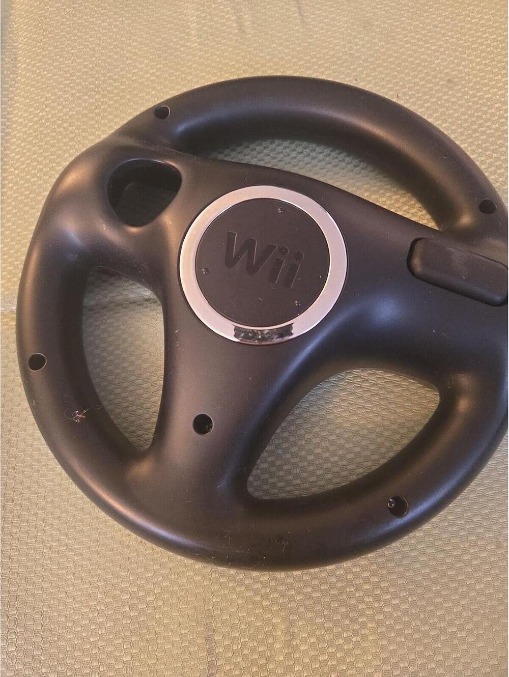 Official Nintendo Wii Wheel Racing Accessory - Black